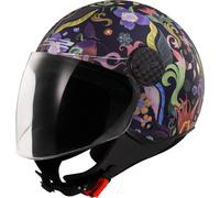 LS2 OF558 Sphere Lux II Bloom Jet Helmet, multicolored, size M for Men