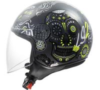 LS2 OF558 Sphere Lux II Maxca Jet Helmet, black-yellow, size M for Men