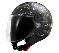 Ls2 Of558 Sphere Lux Ii Maxca Open Face Helmet Black XS