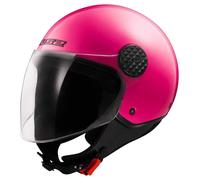 LS2 OF558 Sphere Lux II Solid Jet Helmet, pink, size L