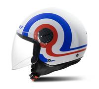 LS2 OF558 Sphere Lux II Open Face Helmet White/Blue/RedL White,Blue,Red
