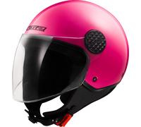 LS2 OF558 SPHERE LUX II SOLID Jethelm fluo pink S