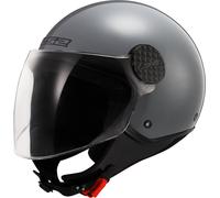 LS2 OF558 SPHERE LUX II SOLID Jethelm nardo grau L