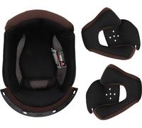 LS2 OF573 Twister Inner Lining & Cheek Pads, black-brown, size XL