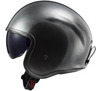 LS2 OF599 Spitfire II Jeans Jet Helmet, silver, size S for Men