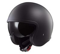 LS2 OF599 Spitfire II Solid Jet Helmet, black matt, size S (55/56)