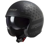 Ls2 Of599 Spitfire Ii Open Face Helmet Black S