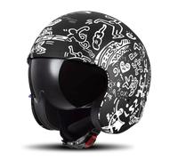 LS2 OF599 Spitfire II Open Helmet Matt Black/WhiteXS Matt Black,White
