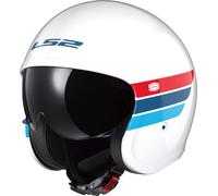 LS2 OF599 Spitfire II Open Helmet White/Blue/RedL White,Blue,Red