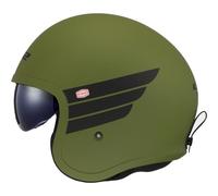 Ls2 Of599 Spitfire Ii Retro Open Face Helmet Green L