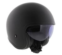 LS2 OF599 Spitfire II Single Mono Matt Black - Open Face Helmet Motorcycle Sc...