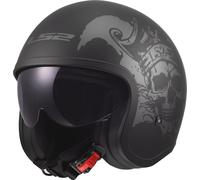 LS2 OF599 Spitfire II Willy Open-Face Helmet, size S for Men