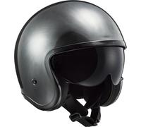 LS2 OF599 Spitfire Jeans Titanium Jet Helmet, Titanium, size XS (53/54)