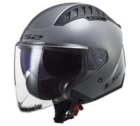 LS2 OF600 Copter II Jet Helmet, grey, size S for Men