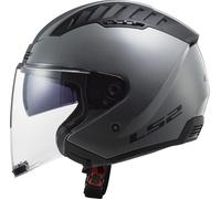 LS2 OF600 Copter II Jet Helmet, grey, size S for Men