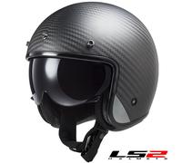 LS2 OF601 Bob II Carbon Jet Helmet, carbon, size M for Men
