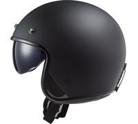 LS2 Helmets Motorcycle Helmet OF601 Bob - Fibreglass Open-Face Low-Profile with Sun Visor