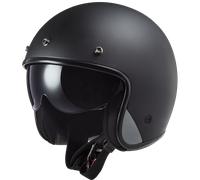 LS2 OF601 BOB FIBREGLASS OPEN FACE LOW PROFILE MOTORCYCLE SUN VISOR HELMET
