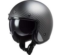 LS2 OF601 Bob II Carbon Open Helmet Matt BlackL Matt Black