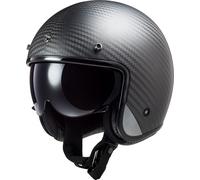 LS2 OF601 Bob II Carbon, open face helmet L Matt-Black