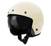 LS2 OF601 Bob II Solid Jet Helmet, Creamy white, size L (59/60)
