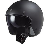 LS2 OF601 Bob II Solid Jet Helmet, black matt, size M (57/58)