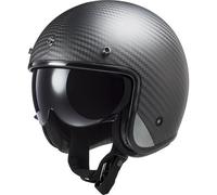LS2 OF601 BOB FIBREGLASS OPEN FACE LOW PROFILE MOTORCYCLE HELMET SUN VISOR