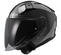 LS2 OF603 Infinity II Carbon, open face helmet S Black