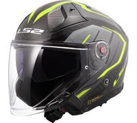 Ls2 Of603 Infinity Ii Carbon Urus Open Face Helmet Black L