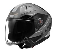LS2 OF603 Infinity II Jet Helmet, grey/white, size S (55/56)