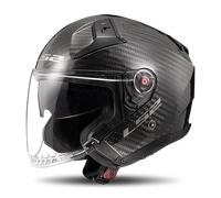 LS2 OF603 Infinity II Carbon Jet Helmet, carbon, size 3XL for Men