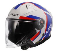 LS2 OF603 Infinity II Open Helmet White/Blue/RedXL White,Blue,Red