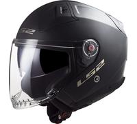 LS2 OF603 Infinity II Solid Jet Helmet, black matt, size XL (61/62)