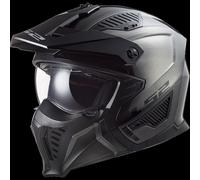 LS2 Drifter Jeans Motorbike Motorcylce Open Face Helmet Titanium