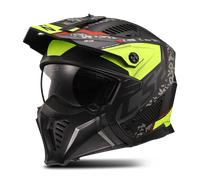 LS2 OF606 DRIFTER DEVOR Open Helmet Matt Black/Hi-Vis YellowXXL Matt Black,Hi-Vis Yellow