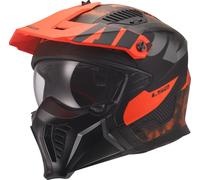 LS2 OF606 Drifter Gas Open Face Helmet Grey/OrangeXS Grey,Orange