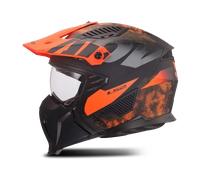 LS2 OF606 Drifter Gas Open Face Helmet Grey/OrangeXS Grey,Orange