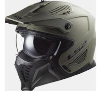 LS2 OF606 Drifter Open Face Modular Motorcycle Helmet & Free Dark Smoked Visor