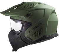 LS2 OF606 Drifter Trial Helmet, green, size S for Men