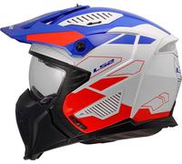 LS2 OF606 DRIFTER TREK Integralhelm weiss-blau-rot XXL