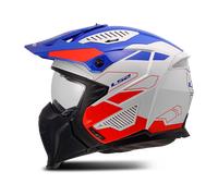 LS2 OF606 DRIFTER TREK Integralhelm weiss-blau-rot L
