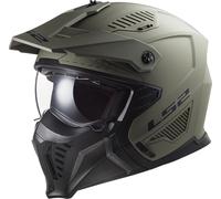 LS2 Motorcycle Helmet OF606 DRIFTER MATT SAND - Open Faced With Removable Mask - XL (61-62cm)