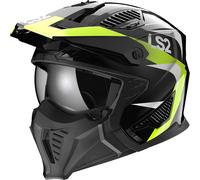 LS2 OF606 Drifter Triality gloss black yellow