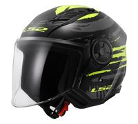 LS2 OF616 Airflow II Brush Motorcycle Motorbike Open Face Crash Helmet Scooter
