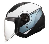 LS2 OF616 Airflow II Cover Open Face Helmet Grey/BlueM Grey,Blue