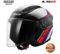Ls2 Of616 Airflow Ii Rush Open Face Helmet Black 3XL