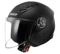 LS2 OF616 Airflow II Solid Jet Helmet, black, size 3XL