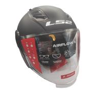 LS2 OF616 Airflow II Solid Matt Black 06 Jet Helmet Size M M