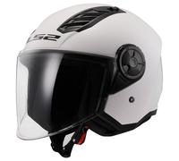 LS2 OF616 Airflow II Solid Jet Helmet, white, size S for Men
