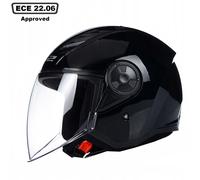 LS2 OF616 Airflow II Solid Jet Helmet, black, size S for Men